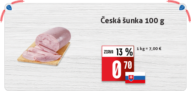 Česká šunka 100 g