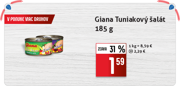 Giana Tuniakový šalát 
 185 g