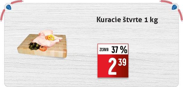 Kuracie štvrte 1 kg